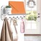 Clear Acrylic Wall-Mounted Key Holder with Shelf – Modern Entryway Key Rack & Mail Organizer with 6 Hooks for Home, Office, Hallway, Kitchen & Living Room Décor (Clear)
